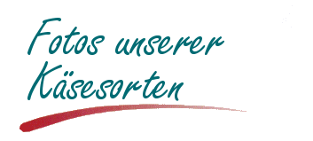 Fotos unserer K�sesorten